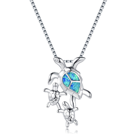 Collana tartarughe opale