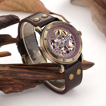 Orologio automatico bronzo traforato