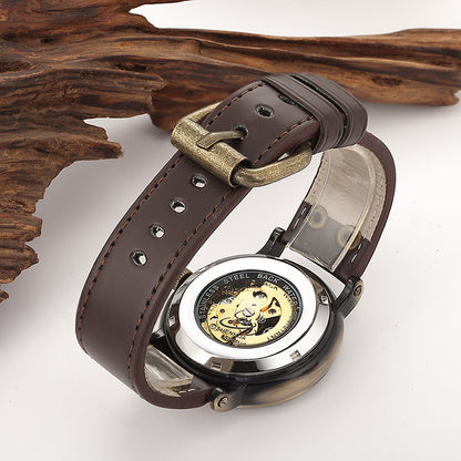Orologio automatico bronzo traforato