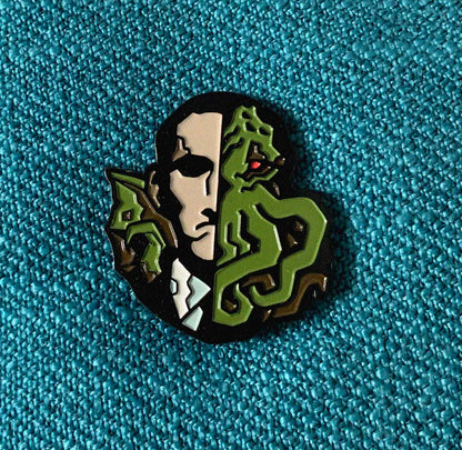 Spilla in metallo Cthulhu