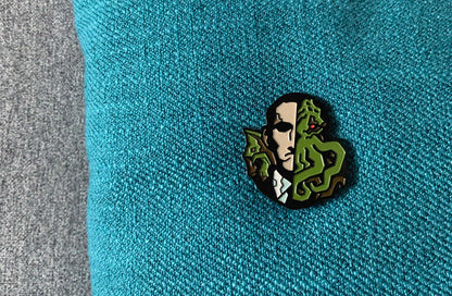 Spilla in metallo Cthulhu
