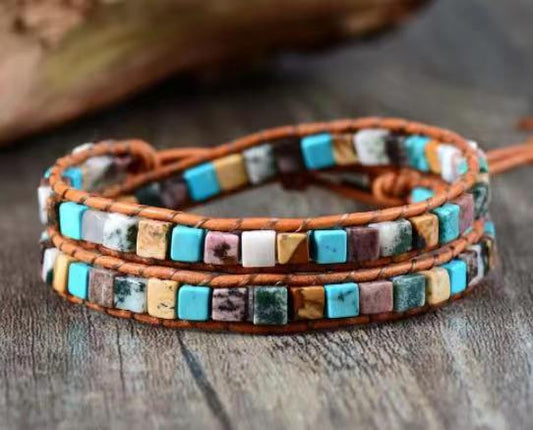 Bracciale con loto e ametista