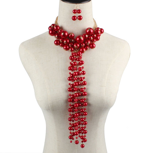 Collana nappina multistrato