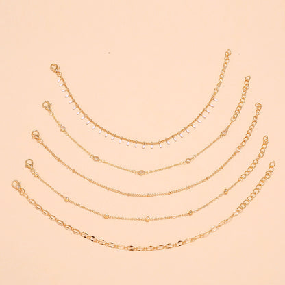 Cavigliera multistrato cristalli