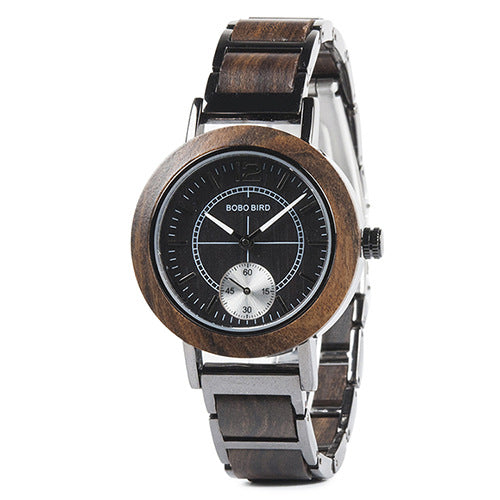 Orologio in legno coppia