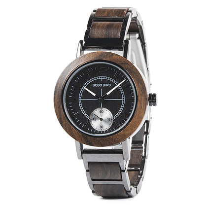 Orologio in legno coppia