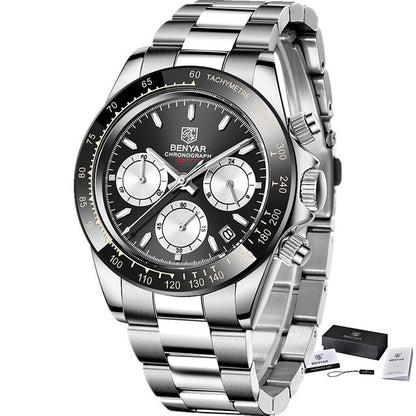 Orologio cronografo quarzo farfalla