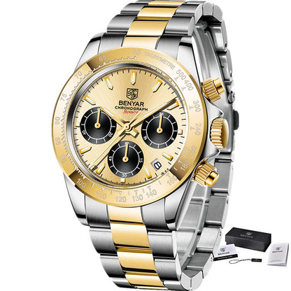 Orologio cronografo quarzo farfalla