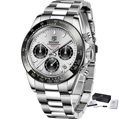 Orologio cronografo quarzo farfalla