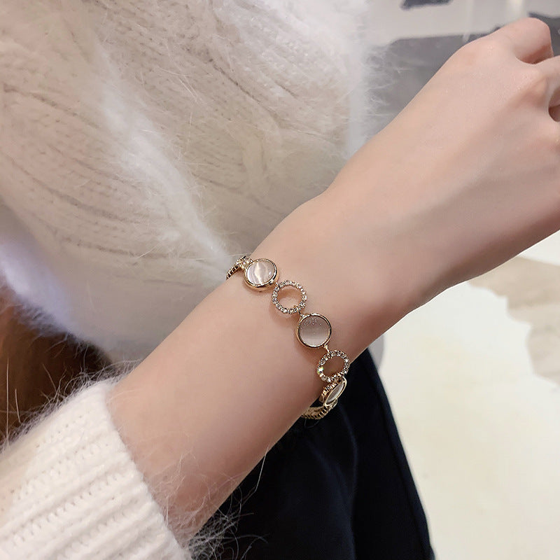 Braccialetto Diamante e Opale