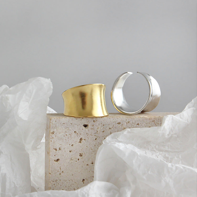Anello geometrico oversize