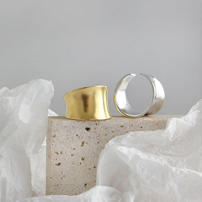 Anello geometrico oversize