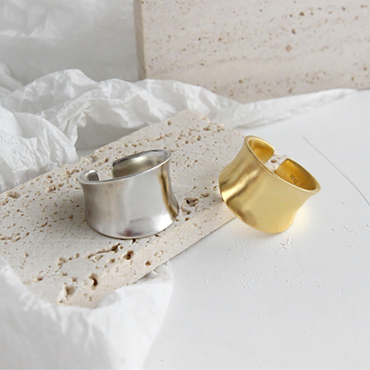 Anello geometrico oversize