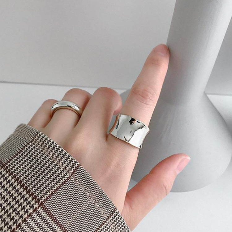 Anello geometrico oversize