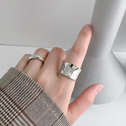 Anello geometrico oversize