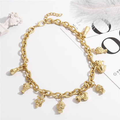 Collana pendente testa