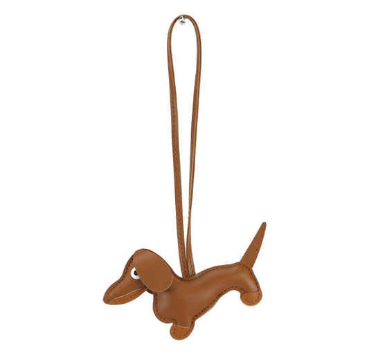 Charm cuoio cane con nappa
