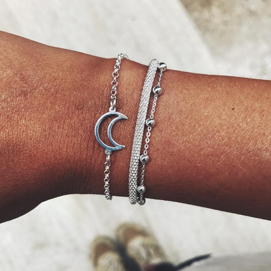 Set 3 cavigliere con luna