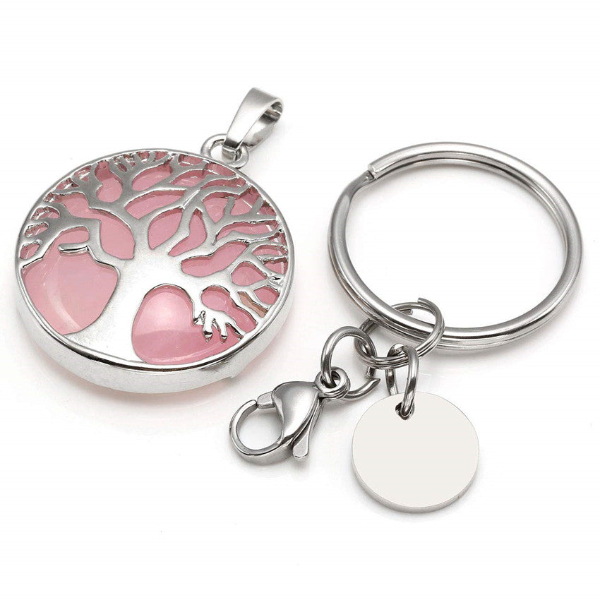 Collana albero della vita rotonda cava