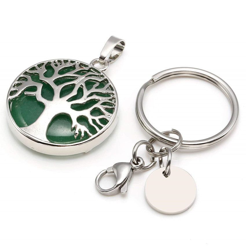 Collana albero della vita rotonda cava