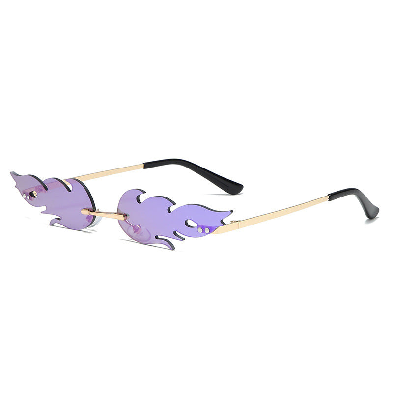 Occhiali da sole rimless metallo