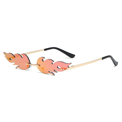 Occhiali da sole rimless metallo