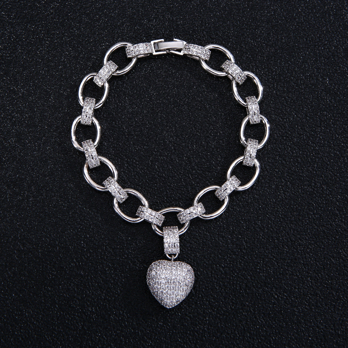 Set collana cuore dorata