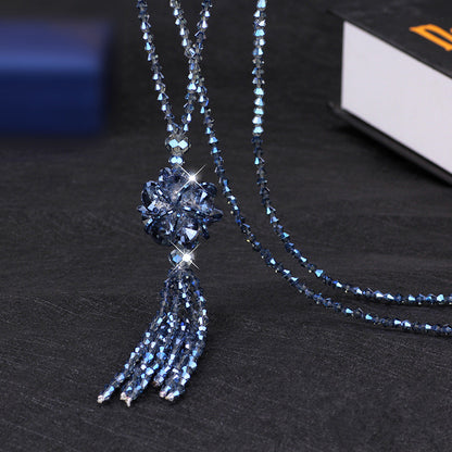 Collana perle cristallo
