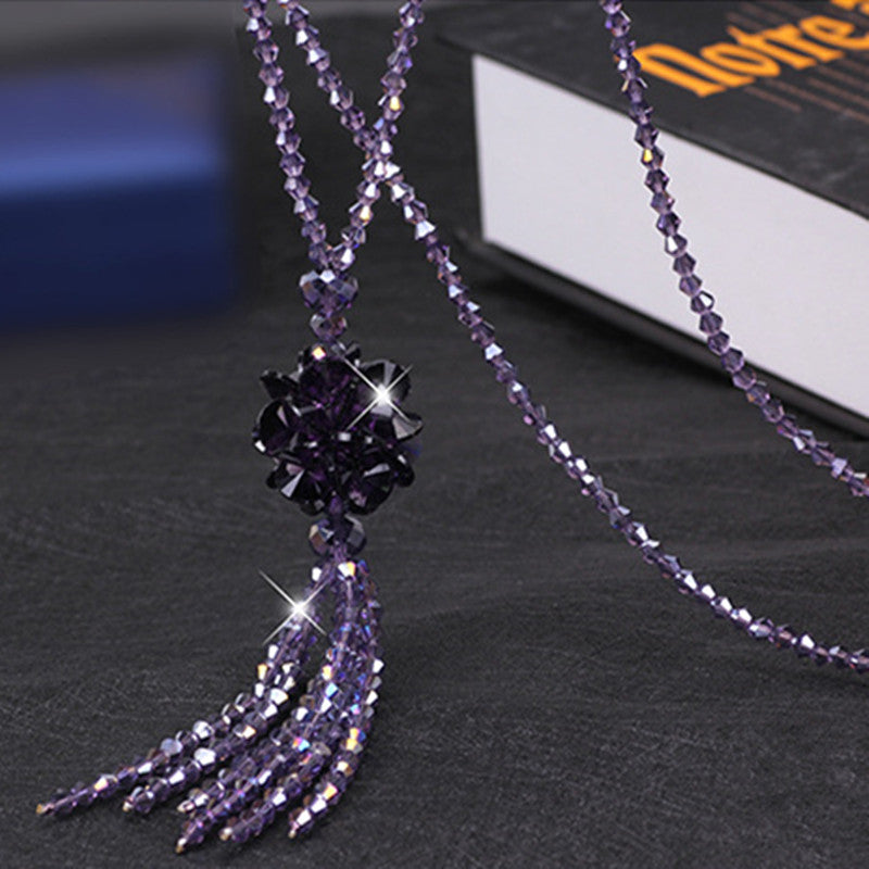 Collana perle cristallo