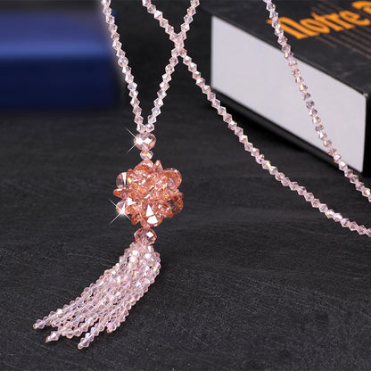 Collana perle cristallo