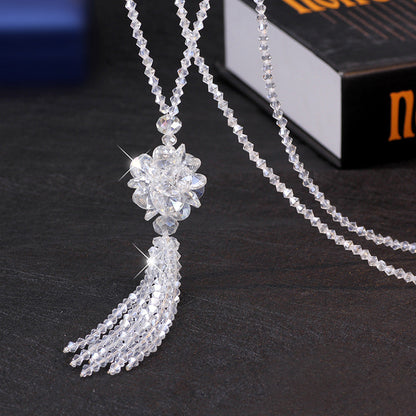 Collana perle cristallo