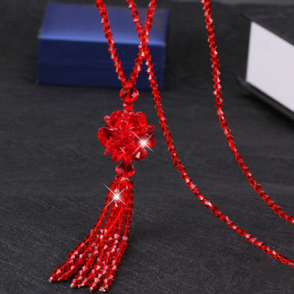 Collana perle cristallo