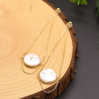 Collana perla barocca bianca