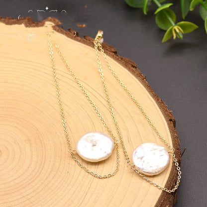 Collana perla barocca bianca