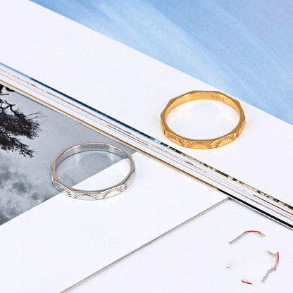 Anello sigillo sole retrò