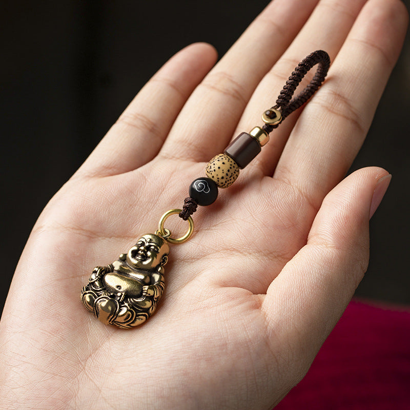 Ciondolo Buddha ottone