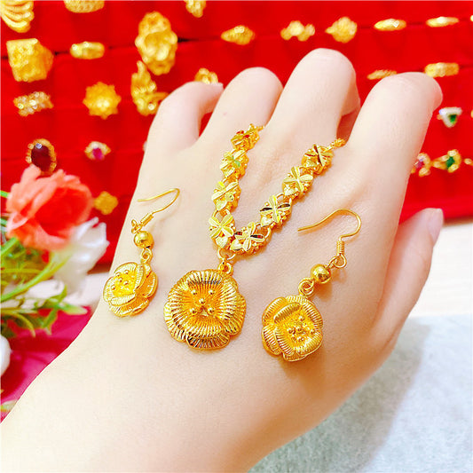 Collana fiore oro
