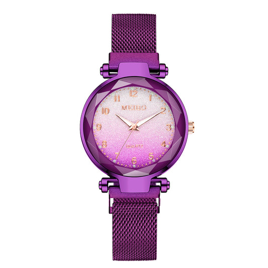 Orologio cielo stellato da donna magnetico