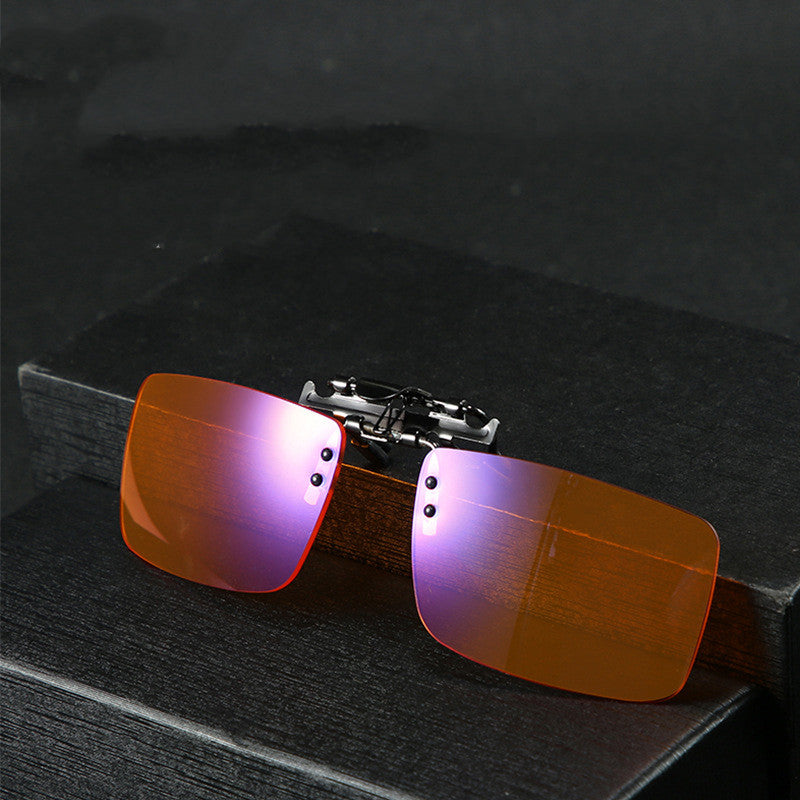 Occhiali clip antiluce blu