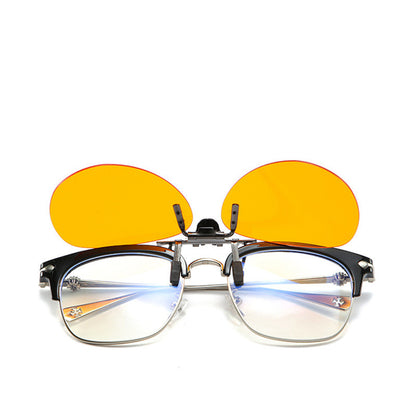 Occhiali clip antiluce blu