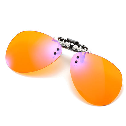 Occhiali clip antiluce blu