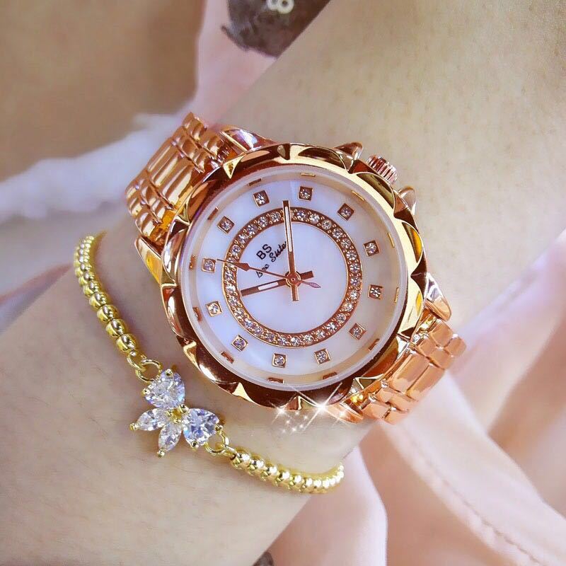 Orologio donna diamante a maglie