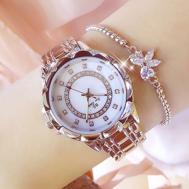 Orologio donna diamante a maglie