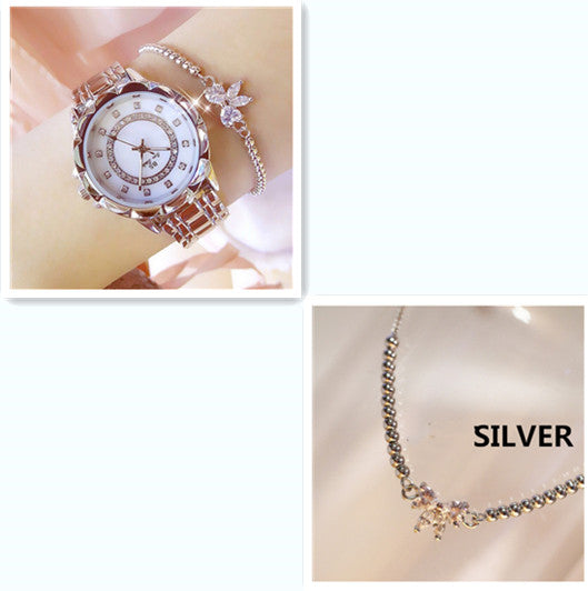 Orologio donna diamante a maglie