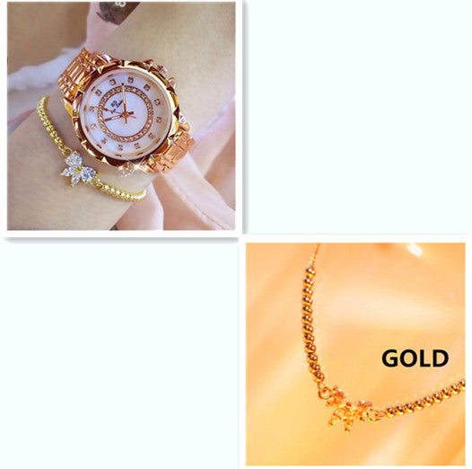 Orologio donna diamante a maglie
