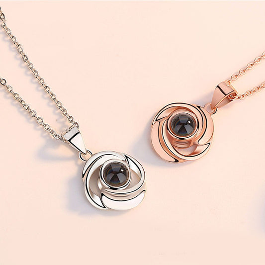 Collana Rosa Argento
