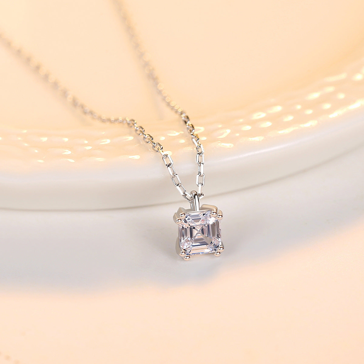 Collana argento e zircone