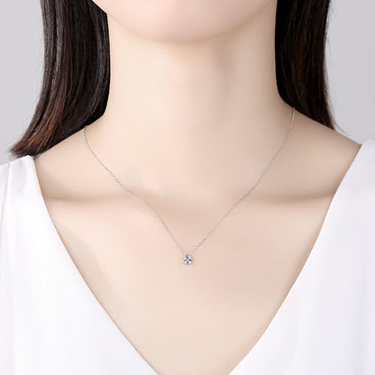 Collana argento e zircone
