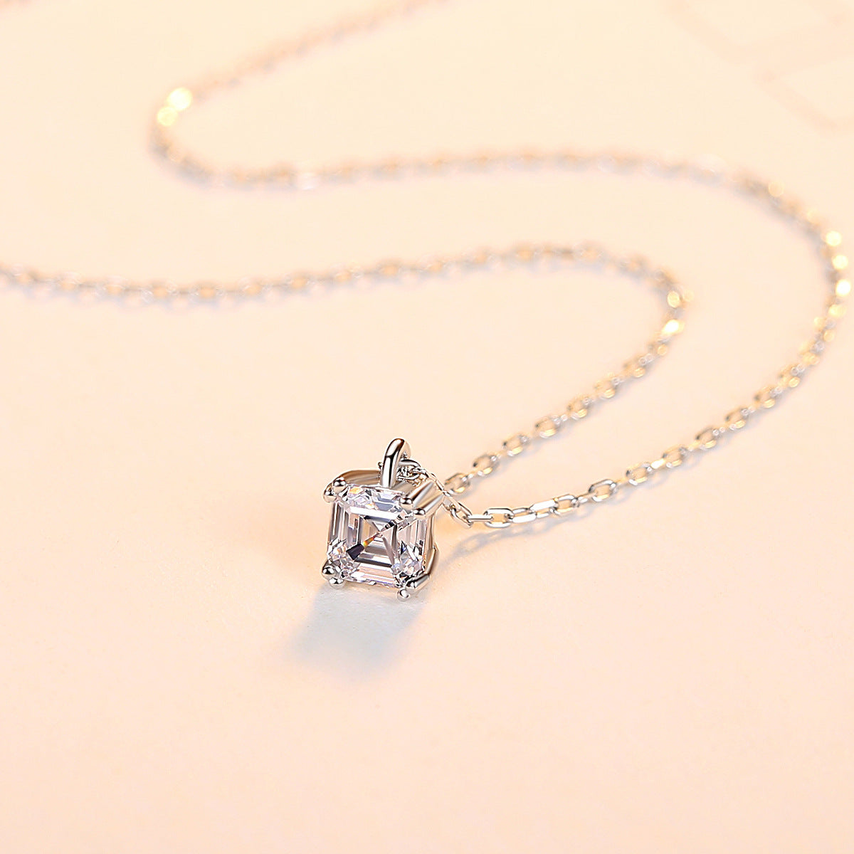 Collana argento e zircone