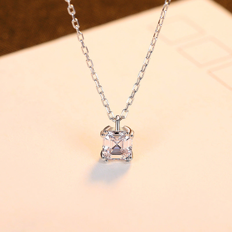 Collana argento e zircone